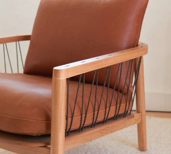 Enzo Sessel Leather Bronze | braun, image 3 of 4