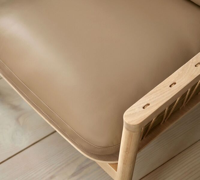 Enzo poltrona Leather Soffy bege | castanho, image 3 of 4