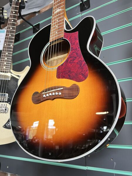 Epiphone J-200 EC Studio Parlor Vintage Sunburst 2025 Electro-Acoustic Guitar | Vintage Sunburst, image 5 of 5