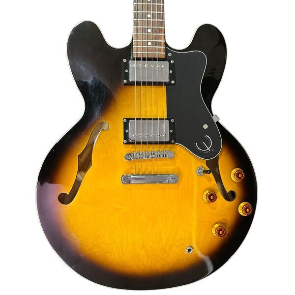 Epiphone Dot Semi-Hollow Electric Guitar | Vintage Sunburst, image 1 of 5