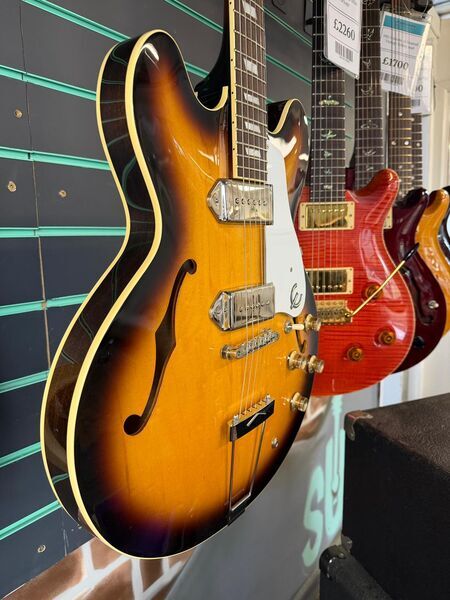 Epiphone Elitist 1965 Casino Outfit Sunburst 2010 Hollow Body Electric Guitar | sunburst, image 3 of 5