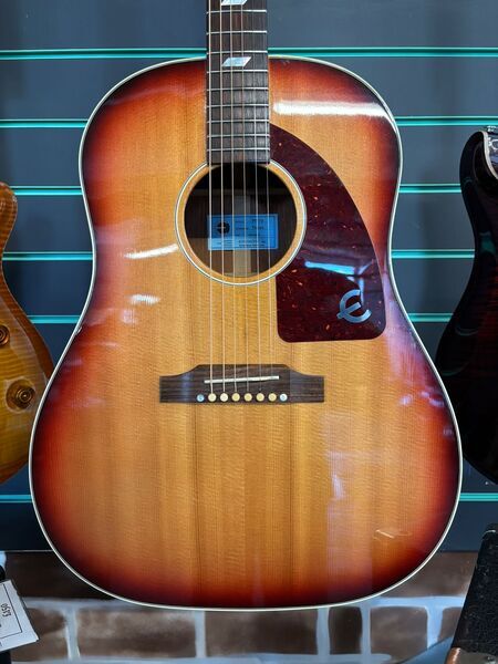 Epiphone FT-79 Texan USA Vintage Sunburst Acoustic Guitar | Vintage Sunburst, image 3 of 5