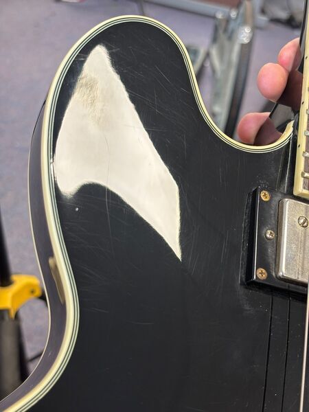 Epiphone B.B King Lucille Ebony 2008 Semi-Hollow Electric Guitar | ebony, image 5 of 5