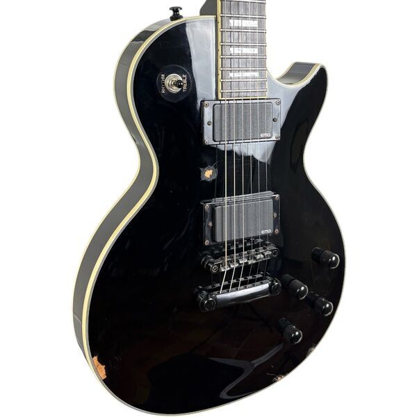 Epiphone Les Paul Custom EMG 2010 - Ebony | ebony, image 1 of 4
