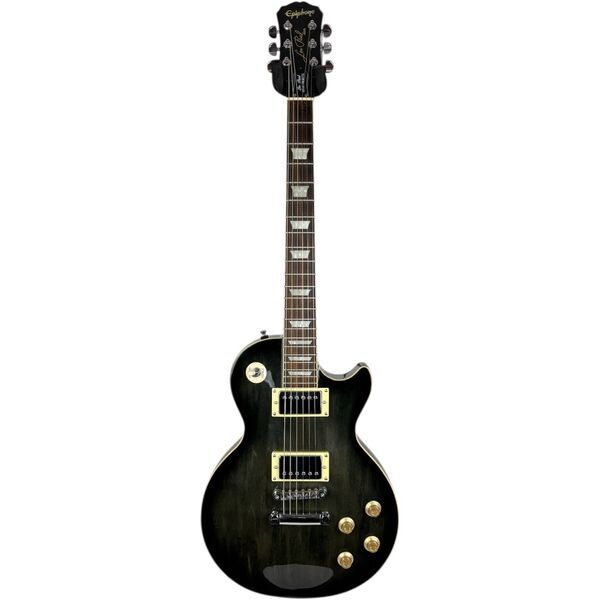 Epiphone Les Paul Tribute 2010 - Translucent Black | Translucent Black, image 2 of 4
