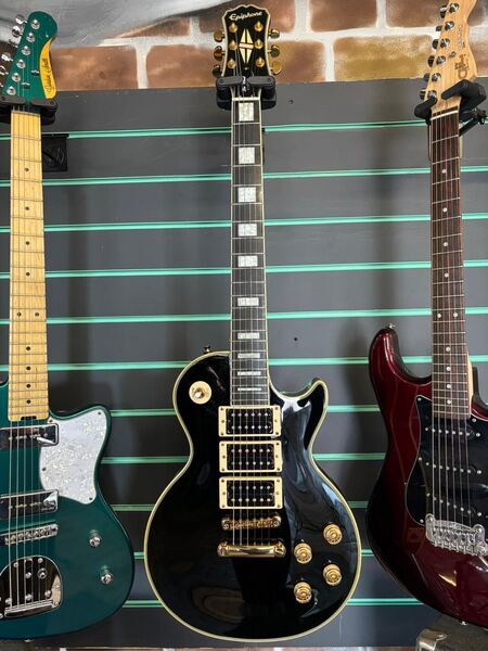 Epiphone Peter Frampton Les Paul Custom Ebony 2018 Electric Guitar | ebony, image 2 of 5