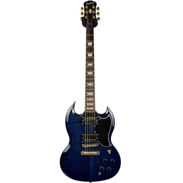 Epiphone SG LTD 2006 - Blue Flametop | Blue Flametop, image 2 of 4