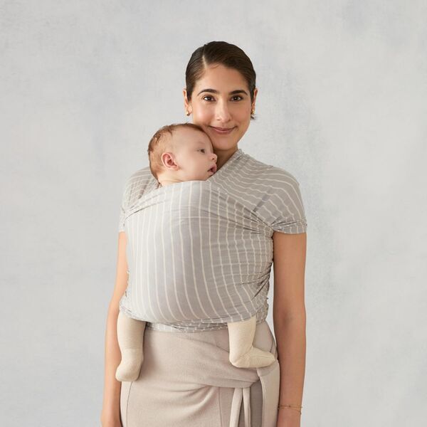 Ergobaby Aura Knit marama za nošenje bebe | Siva, image 2 of 3
