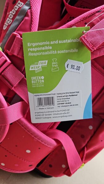 Ergobag Prime Reitbärhof Schulrucksack | pink 5