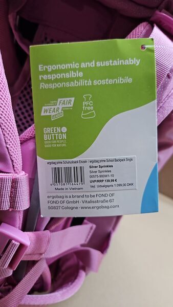 Ergobag Prime Sprinkles Schulrucksack | pink 5