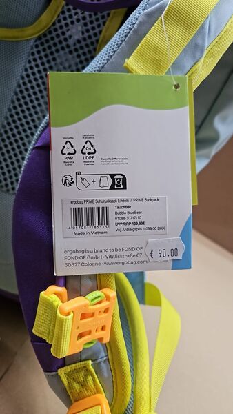 Ergobag Prime Tauchbär Schulrucksack | blue 5