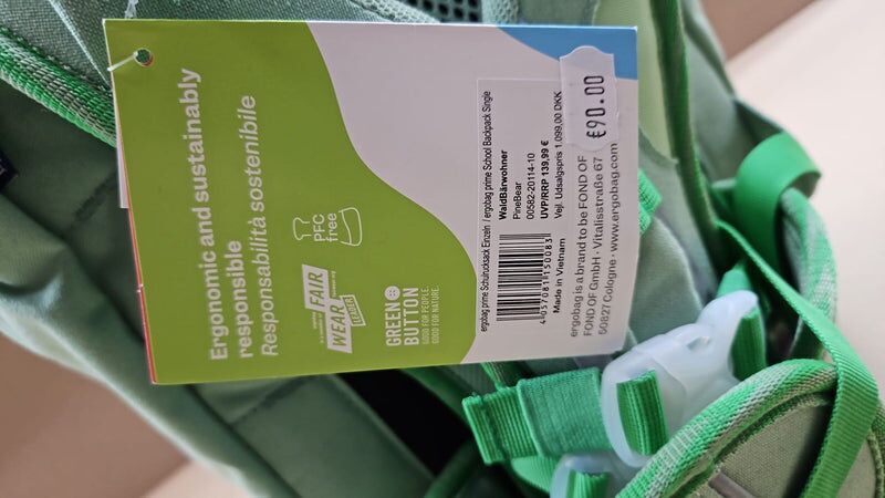 Ergobag Prime Waldbärwohner Schulrucksack | green 4
