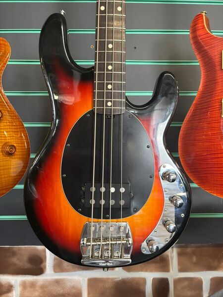 Ernie Ball Music Man StingRay Vintage Sunburst 1991 Electric Bass Guitar | Vintage Sunburst, image 2 of 5