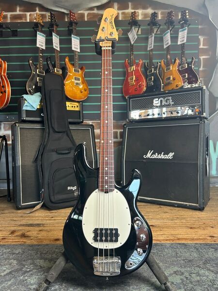 Ernie Ball Music Man StingRay 2 EQ H Black 2010 Electric Bass | black, image 1 of 5
