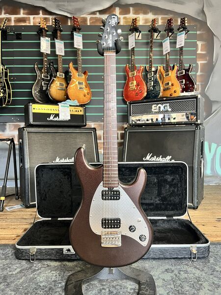 Ernie Ball MusicMan SUB 1 Guitar Textured Cinnamon 2004 Electric Guitar | Original, image 1 of 5