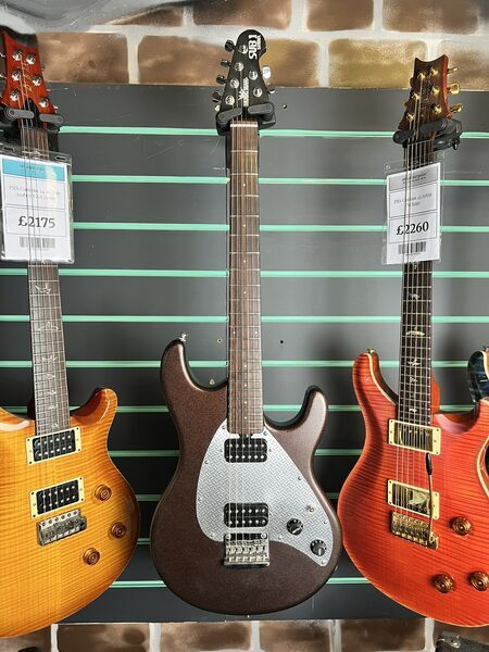 Ernie Ball MusicMan SUB 1 Guitar Textured Cinnamon 2004 Electric Guitar | Original, image 2 of 5
