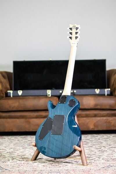 ESP Custom Shop Eclipse Japan 1999 | See Thru Blue | See Thru Blue, image 2 of 5