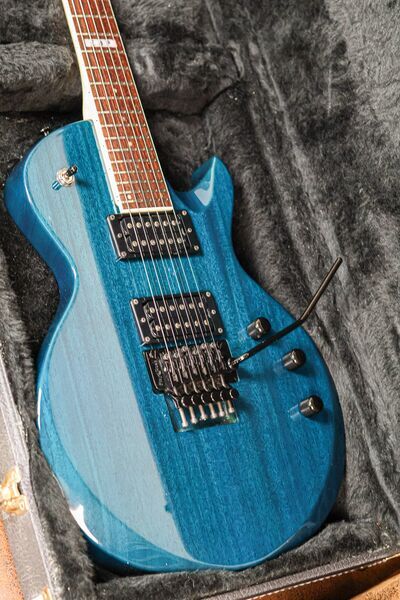 ESP Custom Shop Eclipse Japan 1999 | See Thru Blue | See Thru Blue, image 3 of 5