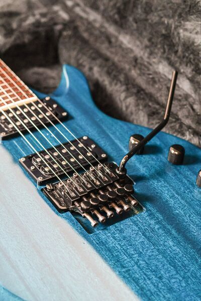 ESP Custom Shop Eclipse Japan 1999 | See Thru Blue | See Thru Blue, image 4 of 5