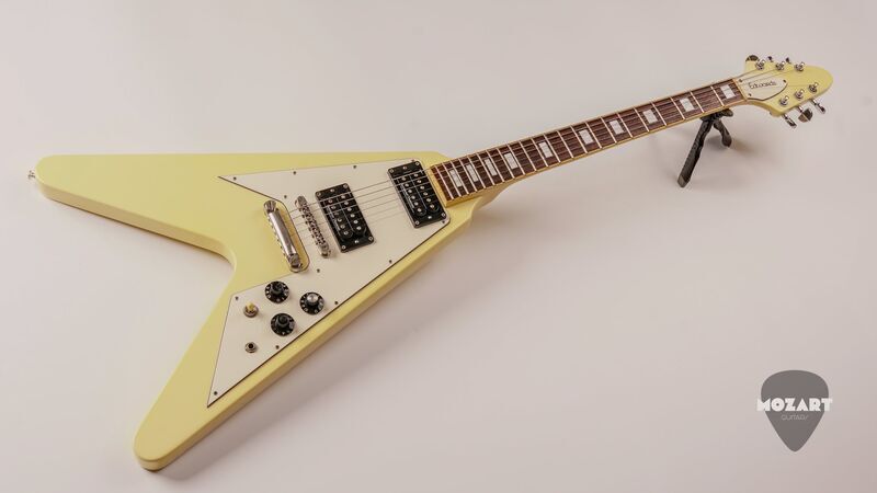 ESP Edwards E-FV-85D vintage white 2008 | Vintage white, image 1 of 5