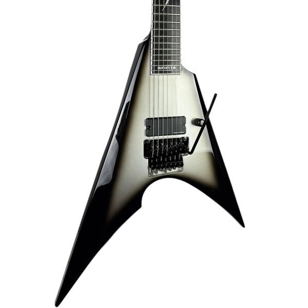 ESP E-II JL-7 Katana Jesse Liu Signature 2014 - Silver Sunburst | Silver Sunburst, image 1 of 4