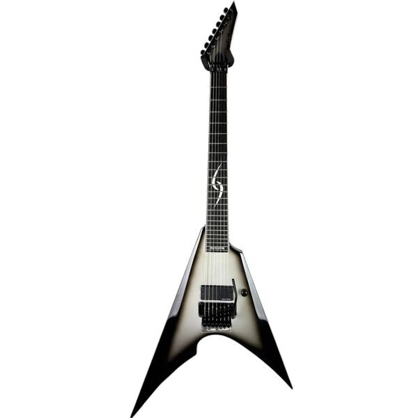 ESP E-II JL-7 Katana Jesse Liu Signature 2014 - Silver Sunburst | Silver Sunburst, image 2 of 4