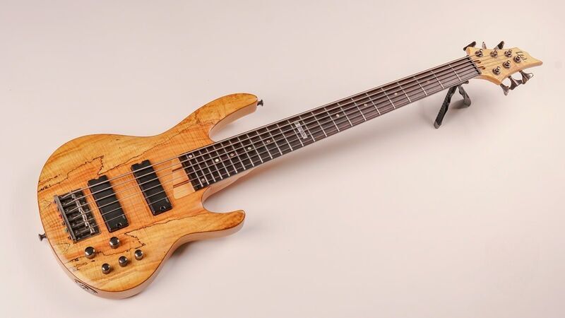 ESP LTD B-206SM 6-String Spalted Maple Natural Satin | натурално сатен, image 1 of 5