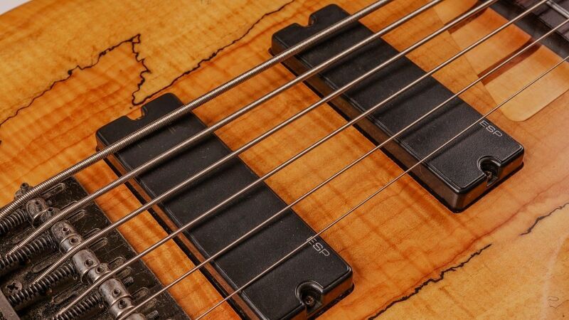 ESP LTD B-206SM 6-String Spalted Maple Natural Satin | натурално сатен, image 4 of 5