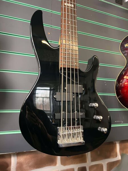 ESP LTD B-55 Black 2012 5-String Electric Bass | juoda, image 3 of 5