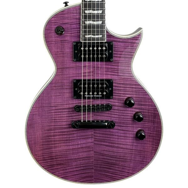 ESP LTD EC-1000 Deluxe 2022 - genomskinlig lila | See Thru Purple, image 1 of 5