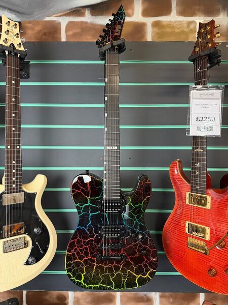 ESP LTD Eclipse Custom 1987 Reissue Rainbow Crackle 2023 Electric Guitar | Original, image 2 of 5
