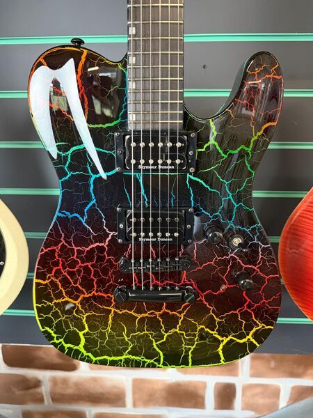 ESP LTD Eclipse Custom 1987 Reissue Rainbow Crackle 2023 Electric Guitar | Original, image 4 of 5