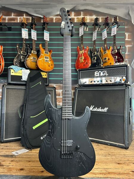 ESP LTD SN1-HT Black Blast 2021 Electric Guitar | black, image 1 of 5