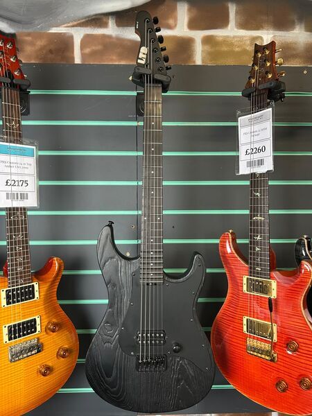 ESP LTD SN1-HT Black Blast 2021 Electric Guitar | black, image 2 of 5