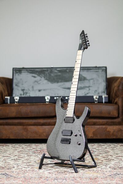 ESP Original M-2 CTM NT Titan | Metal Black Sparkle | Metal Black Sparkle, image 1 of 5