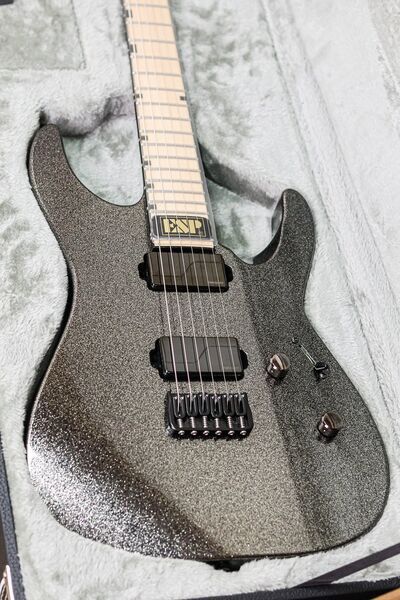ESP Original M-2 CTM NT Titan | Metal Black Sparkle | Metal Black Sparkle, image 4 of 5