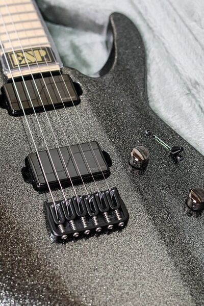 ESP Original M-2 CTM NT Titan | Metal Black Sparkle | Metal Black Sparkle, image 5 of 5