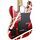EVH 5150 Mini Guitar - Red Striped | Red Striped, thumbnail 4 of 4