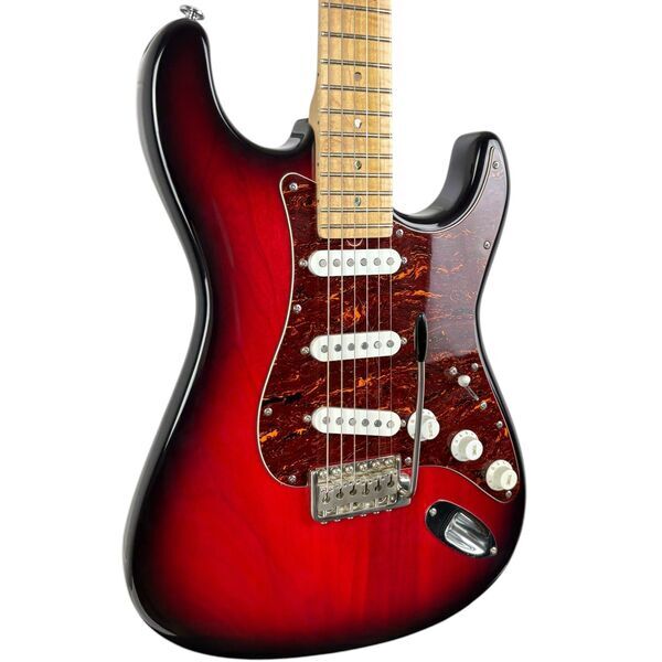 Faber FA130S-CHM-SSS Stratocaster – Dark Cherry Sunburst | Original, image 2 of 5