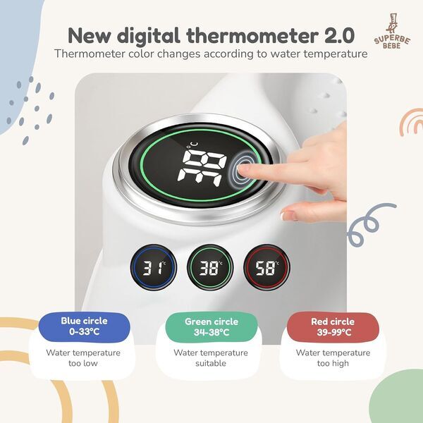 Superbe Bebe Faltbare Babybadewanne | XXL | grey 3