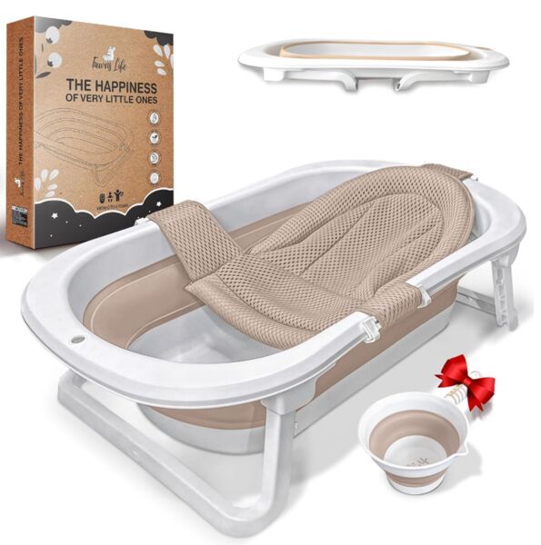 Fawnslife Faltbare Babybadewanne | balts 1