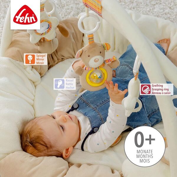 Fehn 3D Activity-Nest Rainbow | Version Englisch | beige 3