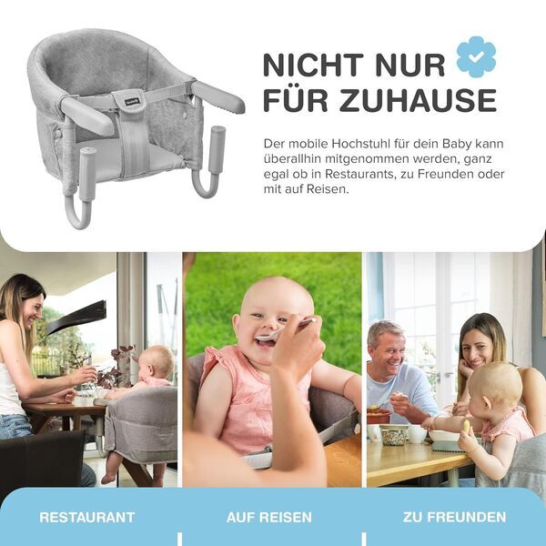 Felix Infanti Mobiler Hochstuhl | grey 3