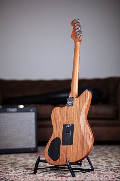 Fender Acoustasonic Player Jazzmaster | Ice Blue | ice blue, image 2 of 5