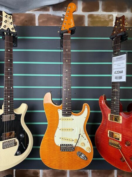 Fender Aerodyne Special 100DMC Flame Amber 2006-08 Electric Guitar | Flame Amber, image 2 of 5