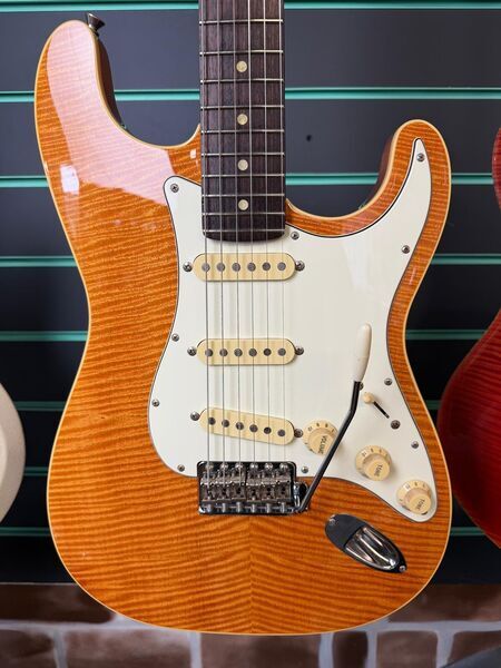 Fender Aerodyne Special 100DMC Flame Amber 2006-08 Electric Guitar | Flame Amber, image 4 of 5