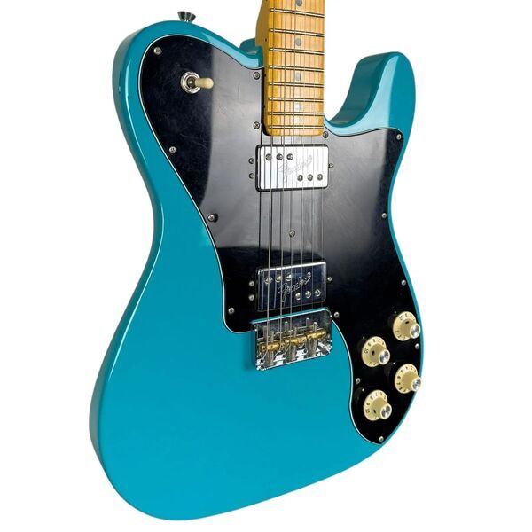 Fender American Professional II Telecaster Deluxe 2021 - Miami Blue | Miami Blue, image 2 of 5
