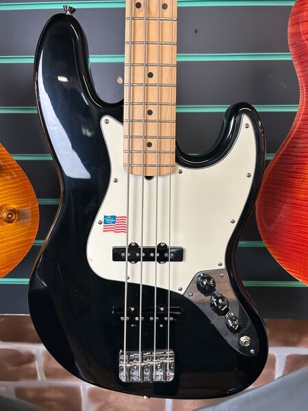 Fender American Series Jazz Bass Black 2007 Electric Bass | black, image 4 of 5