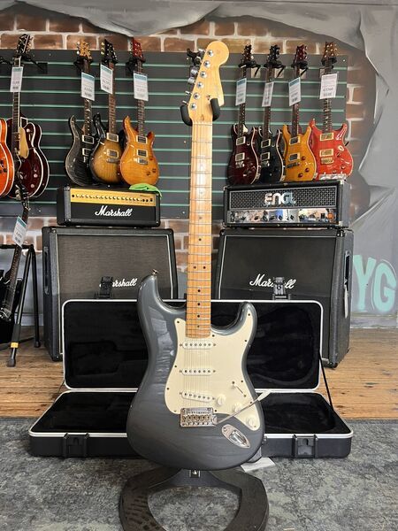 Fender American Standard Stratocaster Charcoal Frost Metallic 2008 Electric Guit | Charcoal Metallic, image 1 of 5