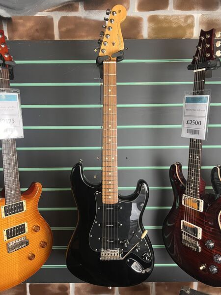 Fender American Standard Stratocaster Shawbucker HSS Black 2016 Modified | black, image 2 of 5